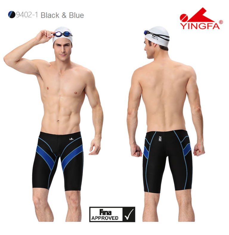 YINGFA 9402 Male FINA Approved Pro Racing jammers - YING FA